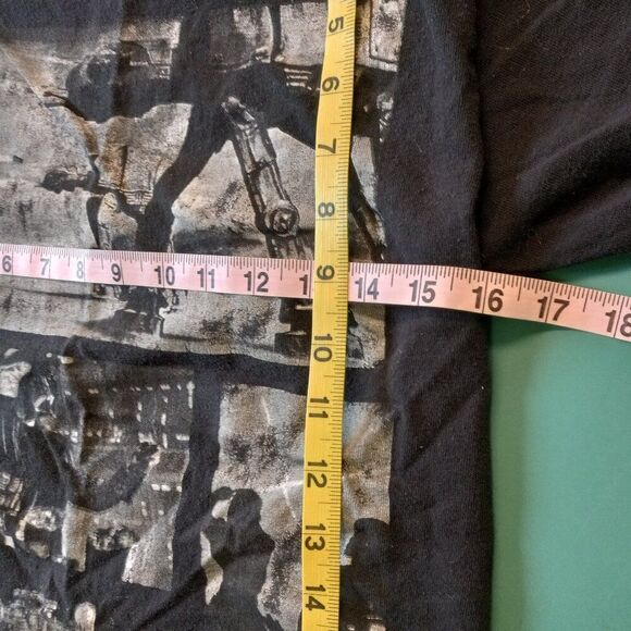 Star Wars Black Small Short Sleeve  T-shirt Movie Darth Vader Space - Picture 3 of 5